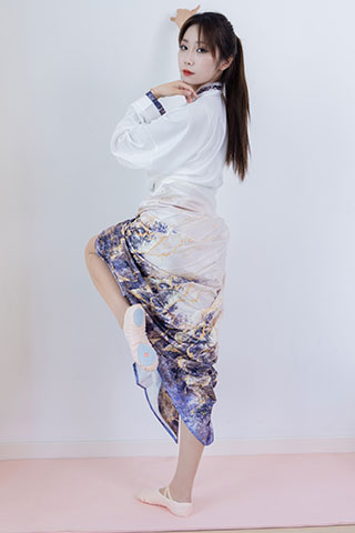 泡泡-汉服、平底鞋、白棉袜、白船袜、薄肉丝共170张-玉足阁