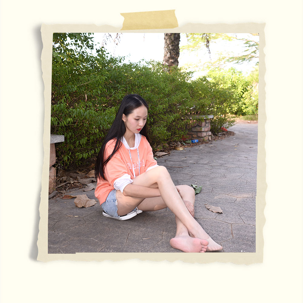 学妹船袜帆布鞋脱穿鞋过程共286张-玉足阁