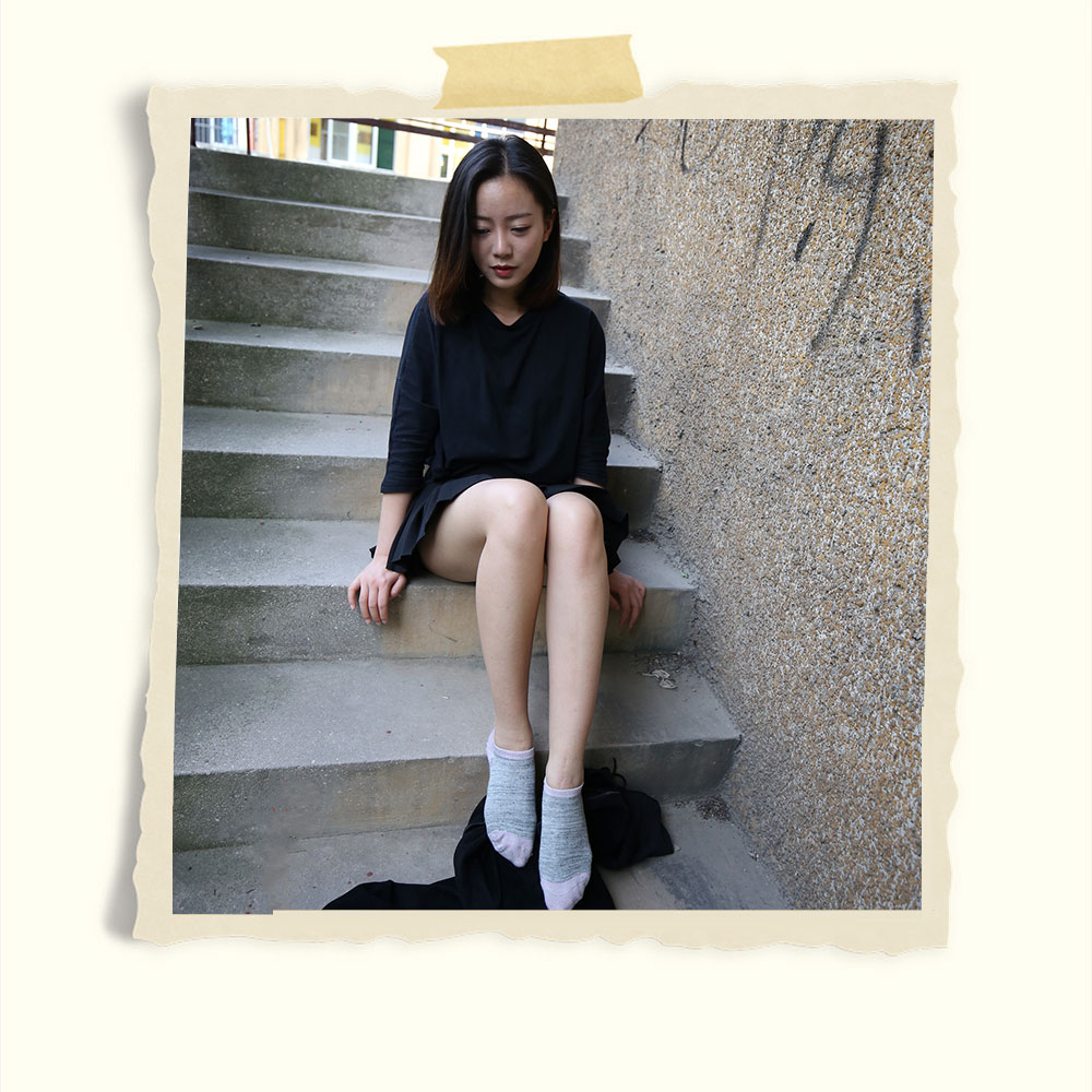 黑色连衣裙棉袜の裸足脚丫共305张-玉足阁