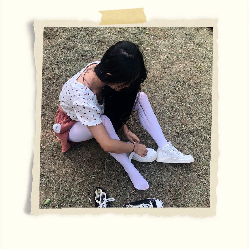 学姐换鞋全过程+2个视频共101张-玉足阁