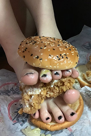 汉堡夹嫩足共94张-玉足阁