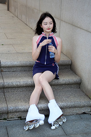 双双 溜冰女孩共140张-玉足阁