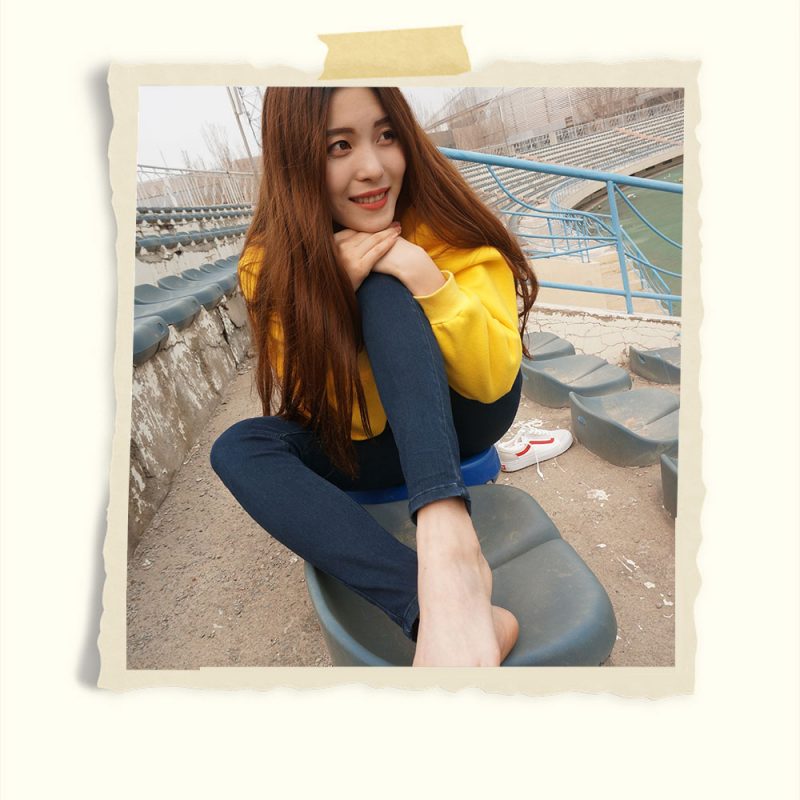 操场牛仔裤棉袜の裸足脚丫共99张-玉足阁