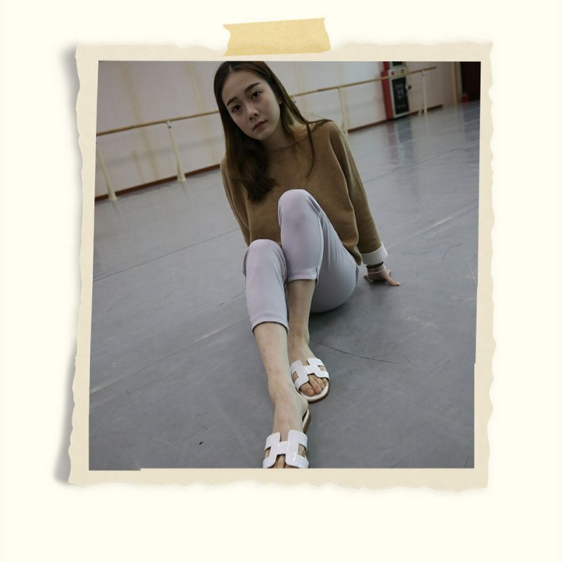 休闲裤赤足の凉拖脚丫共180张-玉足阁