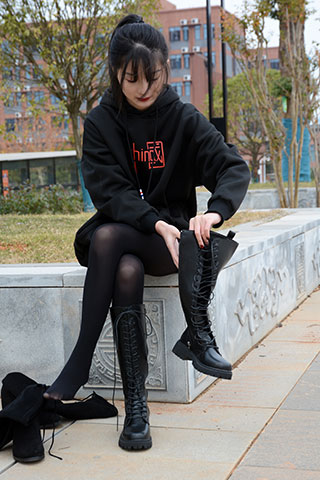 安妮 浅看红枫共120张-玉足阁