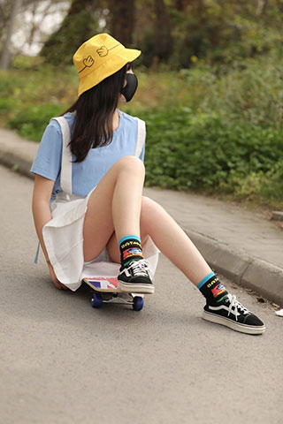 滑板棉袜脚丫共92张-玉足阁