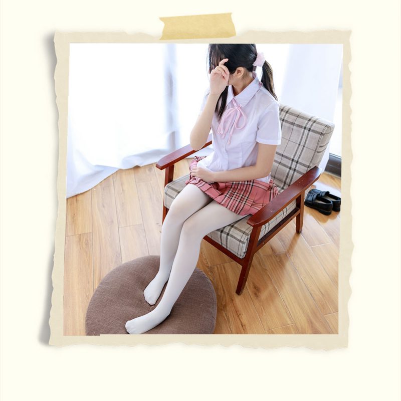 制服妹纸长白丝袜脚+视频一部共98张-玉足阁