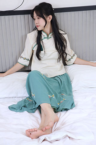 yuuu 汉服套装 白色短袜共159张-玉足阁