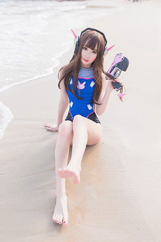 Cosplay三角泳装共49张-玉足阁