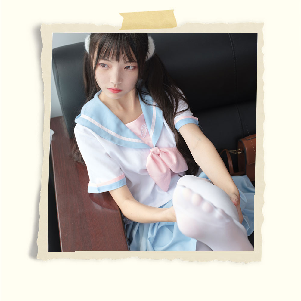 日系JK制服少女+视频1个共75张-玉足阁