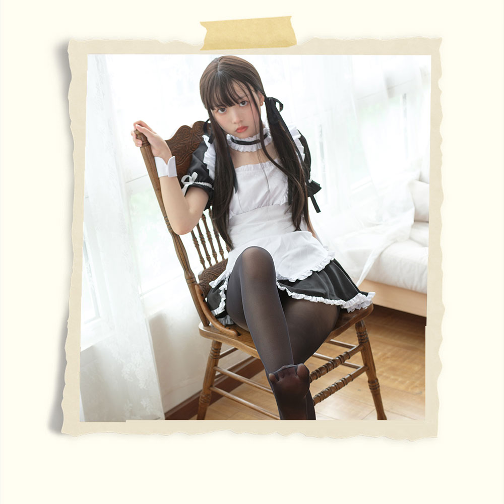 女仆装黑丝的诱惑+视频1个共85张-玉足阁