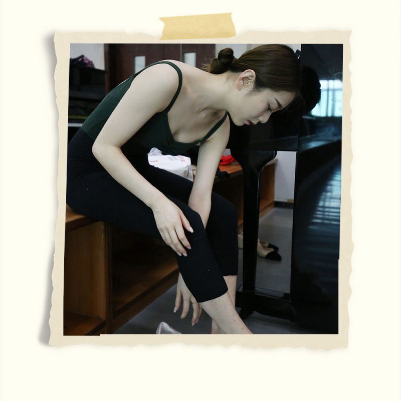 学姐练芭蕾舞+视频2个共197张-玉足阁