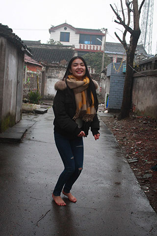 花意瑶冬天午饭后赤脚共121张-玉足阁