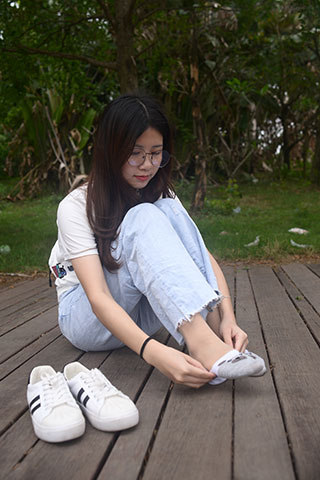 七喜学妹 山间清爽的风共146张-玉足阁