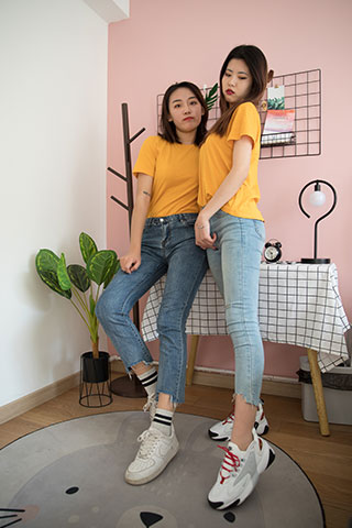 姐妹装互脚+视频1个共167张-玉足阁