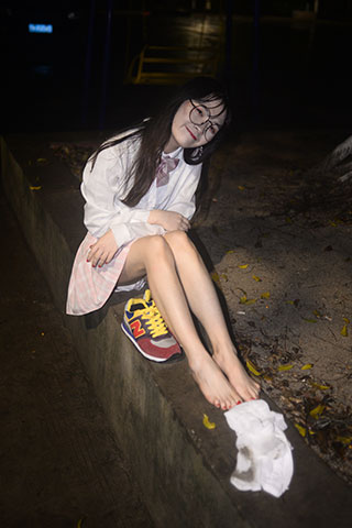 优米学妹 糟糕又被生活叫醒共151张-玉足阁