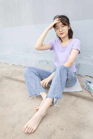 熊熊学妹 NB运动鞋の棉袜脚共149张-玉足阁