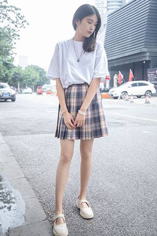 百褶裙の肉丝脚丫共59张-玉足阁