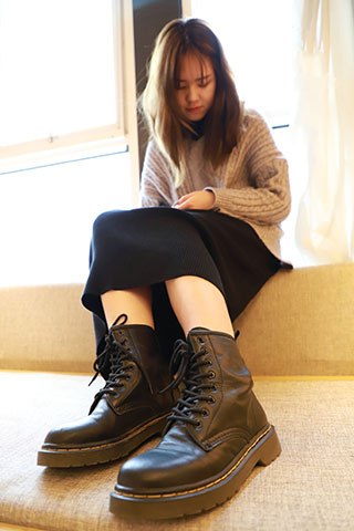 短靴の黑棉袜脚共120张-玉足阁