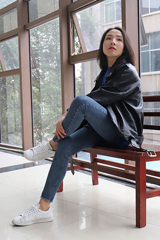 皮衣牛仔の板鞋船袜脚丫共226张-玉足阁