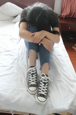 九分牛仔の帆布鞋棉袜脚共146张-玉足阁