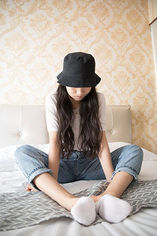 黑帽牛仔の棉袜脚【套图+视频1个】共207张-玉足阁