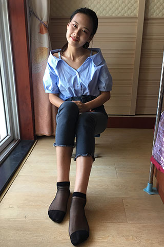 谢琳短丝脚丫共50张-玉足阁