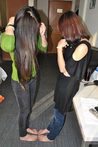 两个清纯的大学生在脚斗共96张-玉足阁