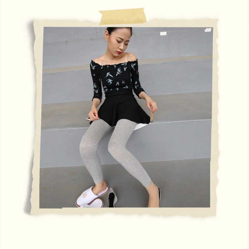 灰色打底裤 断丝小姐姐共199张-玉足阁